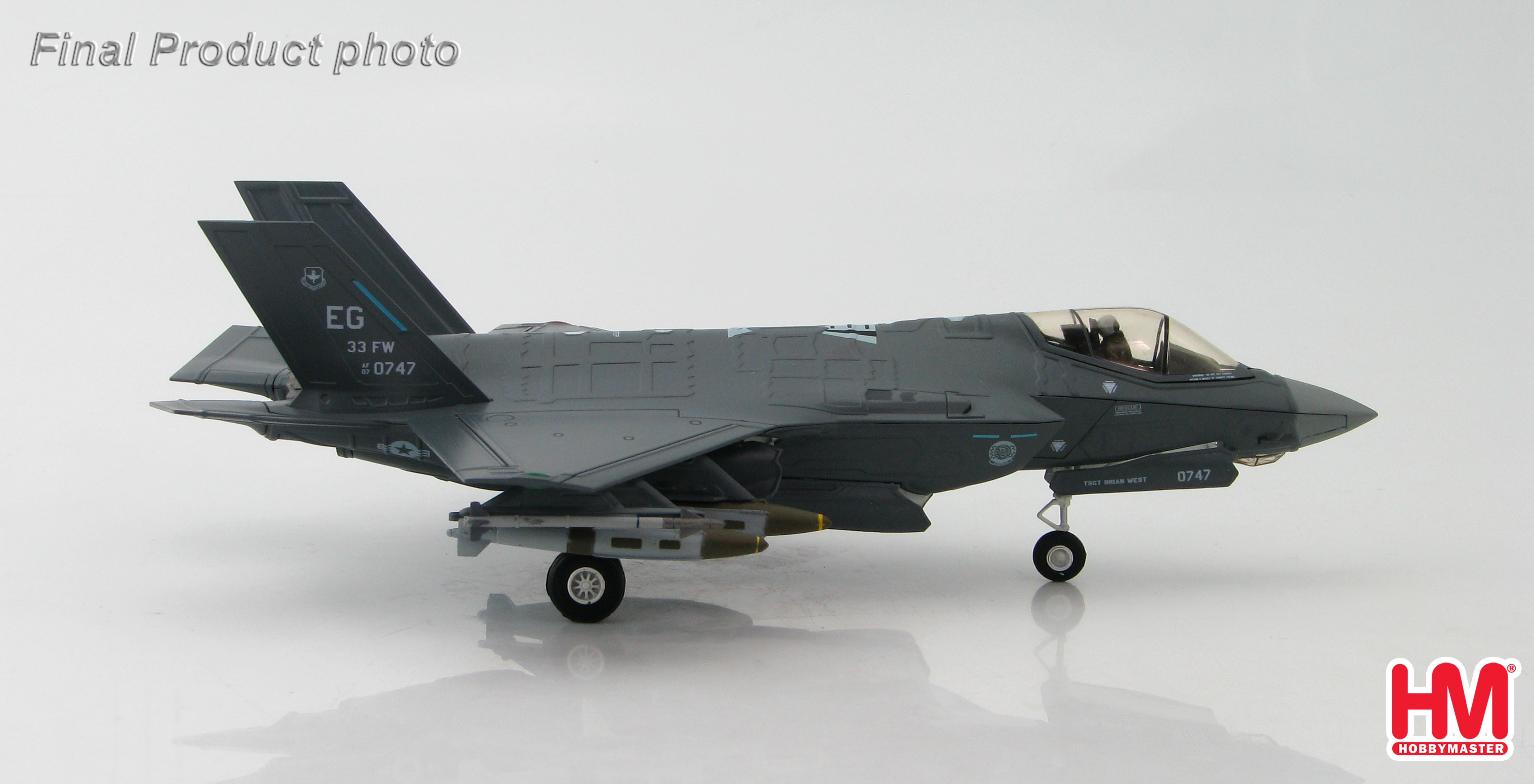 Lockheed F-35A Lightning II AF 08-0747/EG, 58th FS, 33rd FW, July 2011