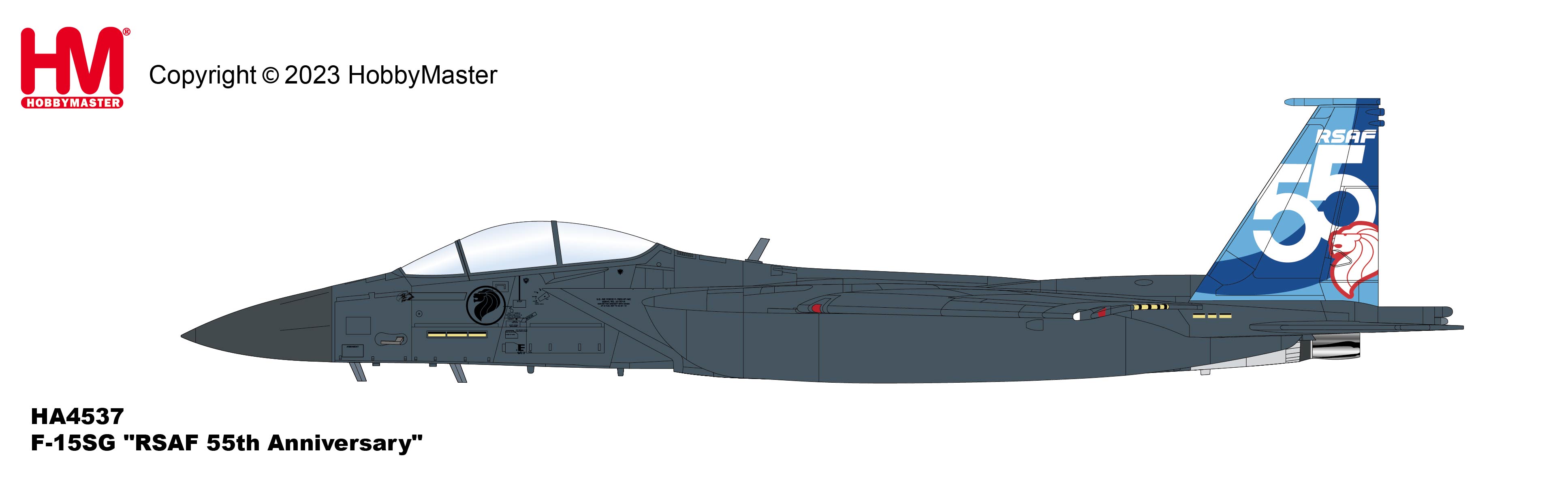 HOBBY MASTER(ホビーマスター) F-15C 493FS HA4524 - 模型/プラモデル