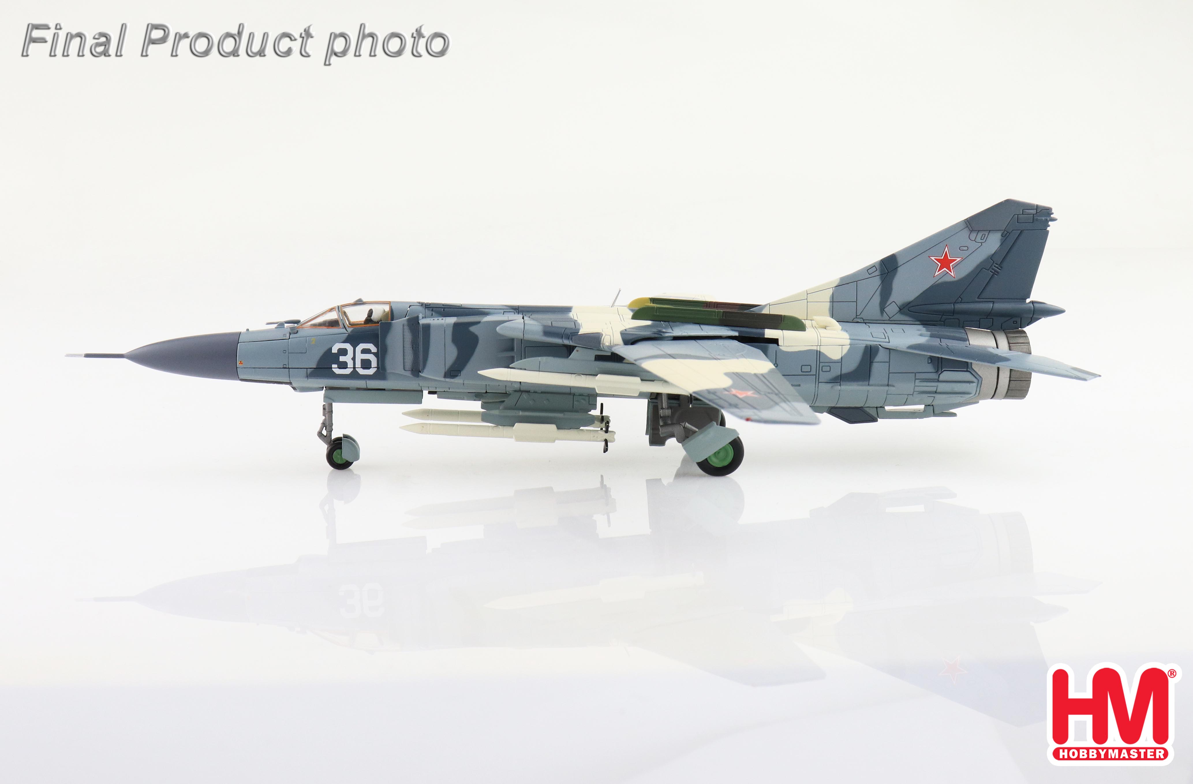 MIG-23-98 White 36, Russian Air Force (with 4 x R-77 missiles)
