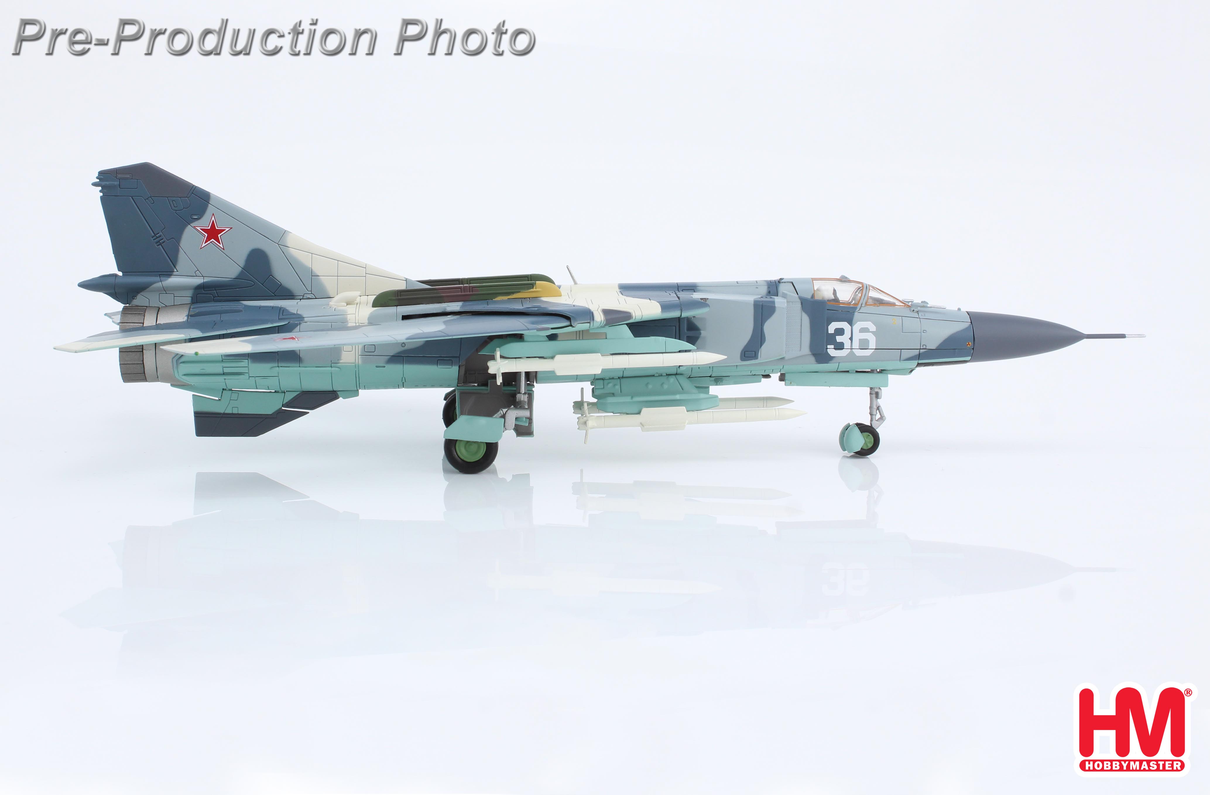 MIG-23-98 White 36, Russian Air Force (with 4 x R-77 missiles)