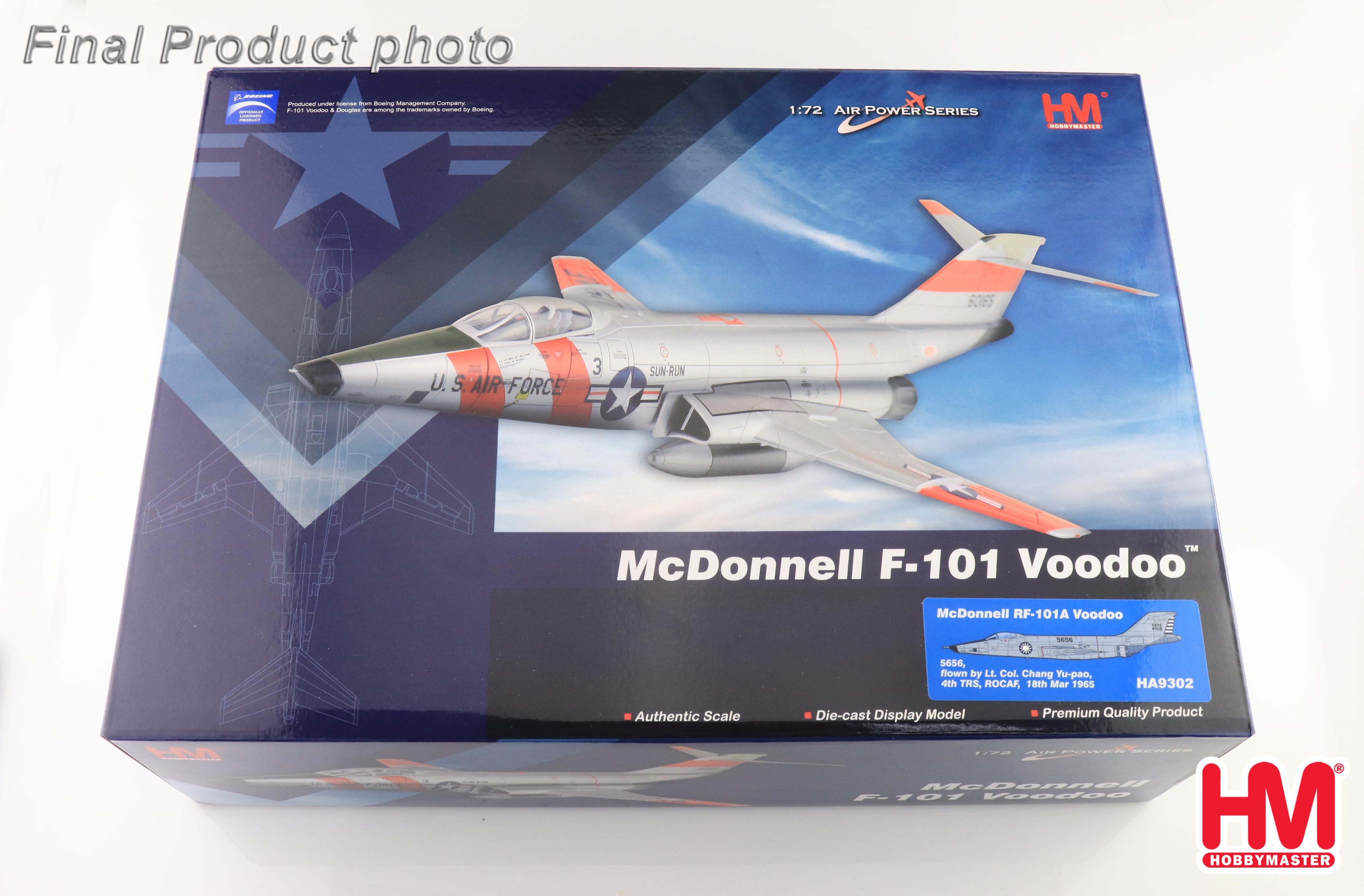 McDonnell RF-101A Voodoo 5656, flown by Lt. Col. Chang Yu-pao, 4th TRS ...