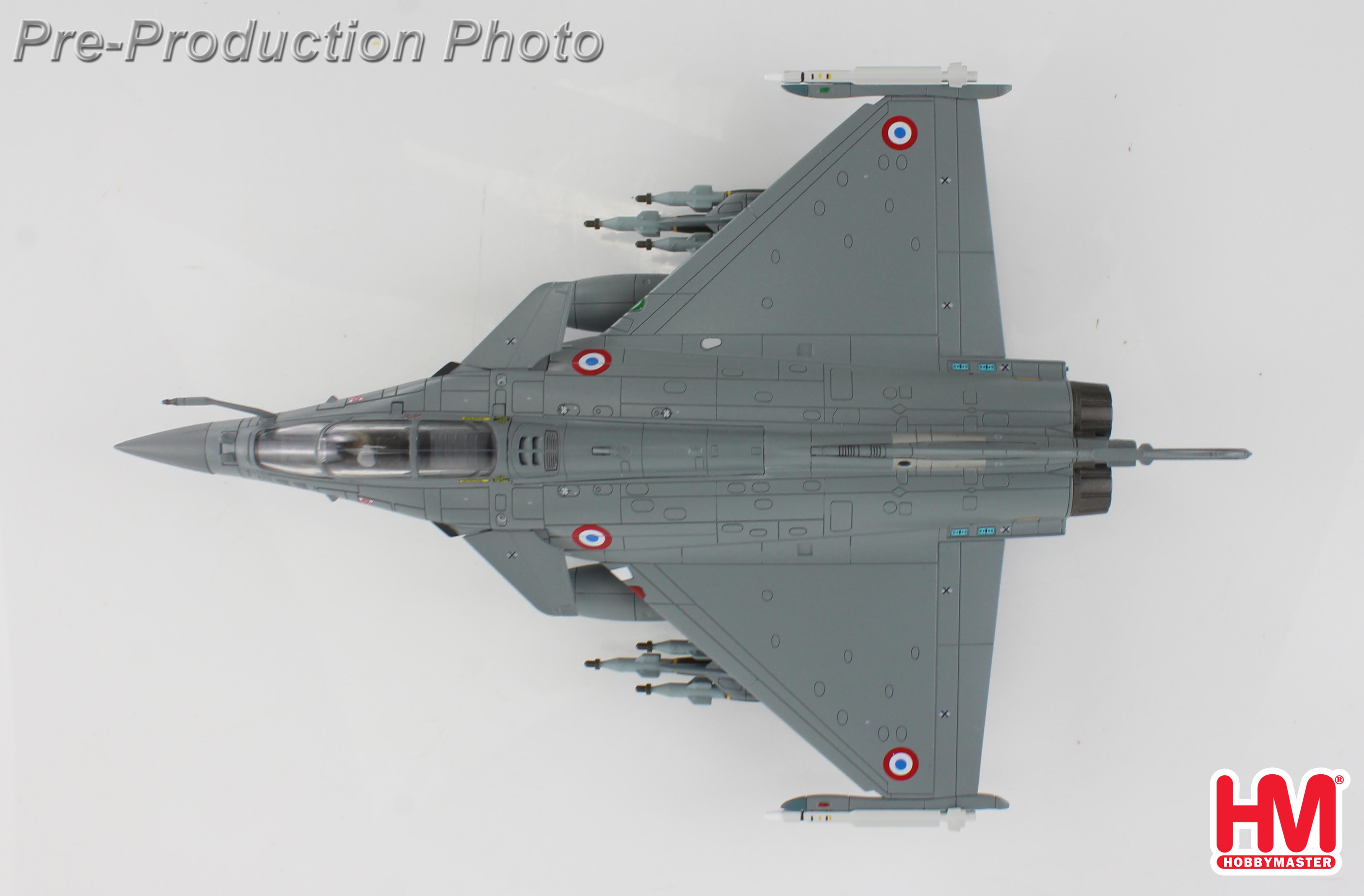 Maquette Métal Rafale C 1/72 - Escadron 1/7 Provence, Afghanistan 2010 - Hobby Master, Série Limitée 600 Exemplaires