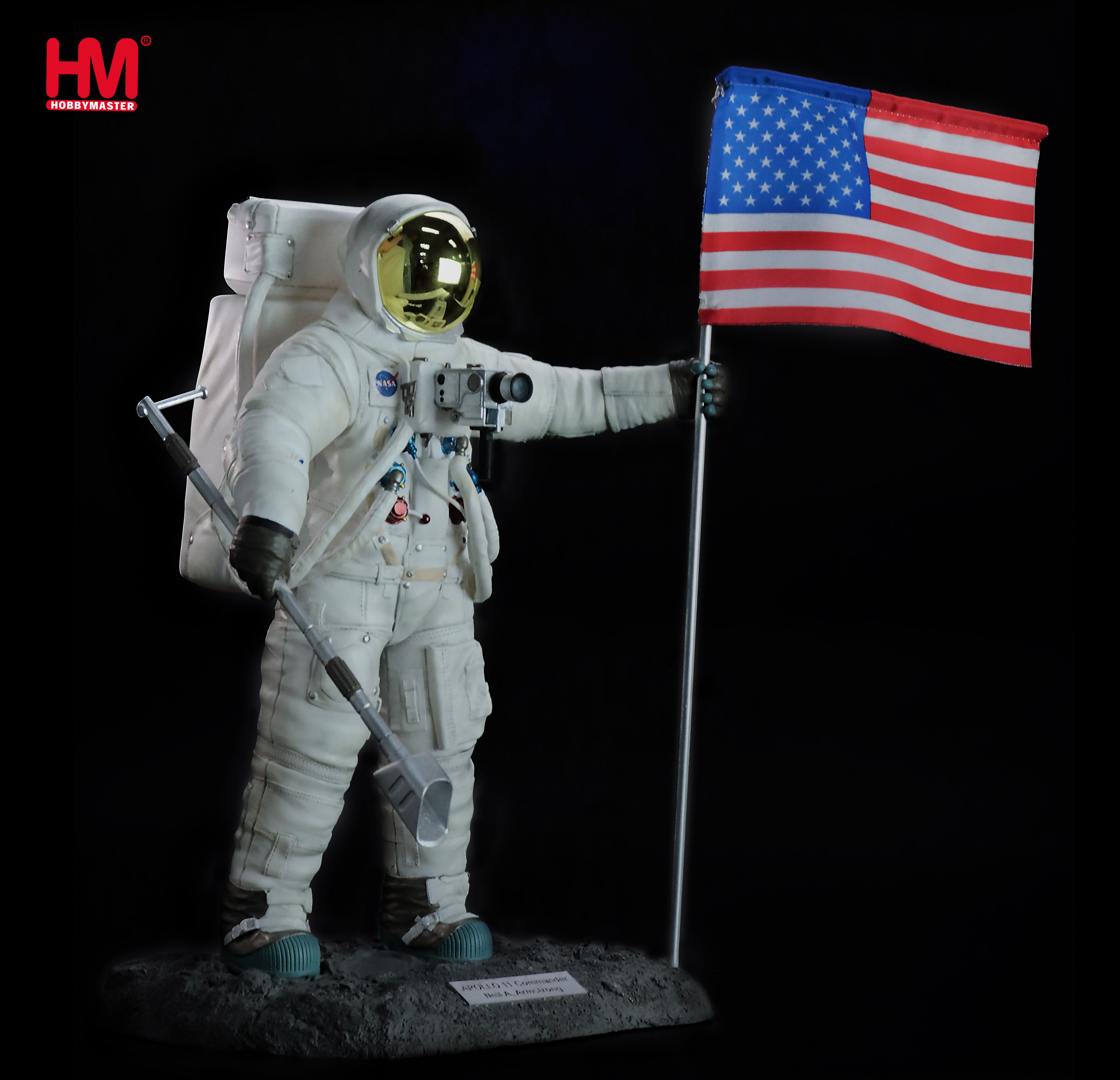First Man On the Moon - Neil Armstrong Apollo 11 Commander, July 20 ...